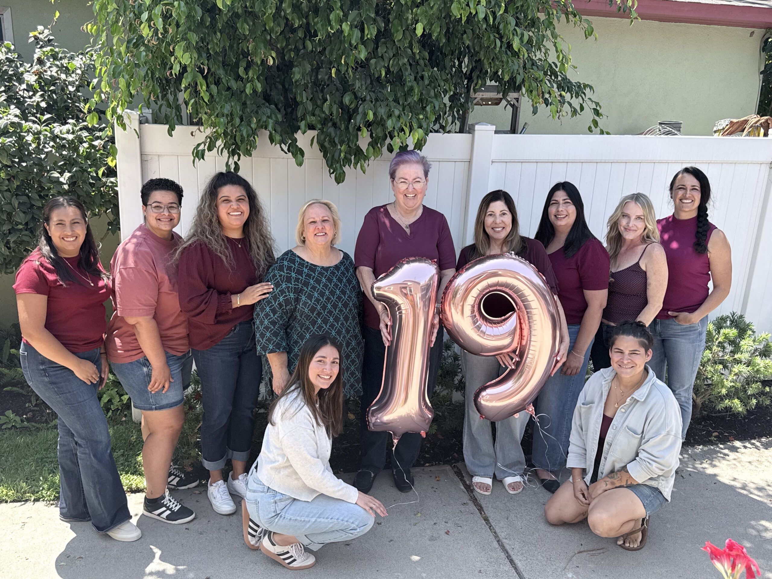 The Ethos Team Celebrating 19 Years